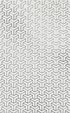 Kerama Marazzi HGD/A371/6397 Декор Ломбардиа белый 25*40