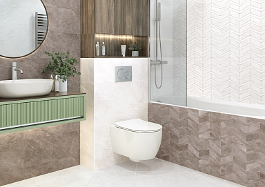 Керамогранит New Trend GP40PLY00L Play White лаппатированная 600*600*9