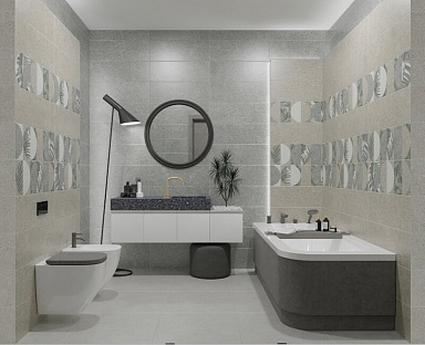 Плитка Eletto Ceramica Lunario Silver 24.2x70