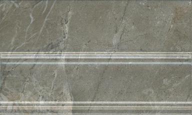 Плинтус Kerama Marazzi FMB034 Кантата серый глянцевый 25x15