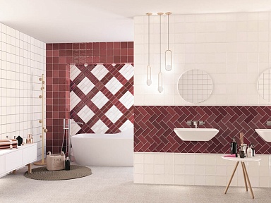 Плитка El Barco Chic Carmin 15x15