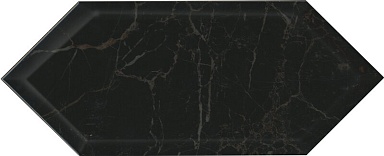 Плитка Kerama Marazzi 35010 Келуш грань черный глянцевый 14х34