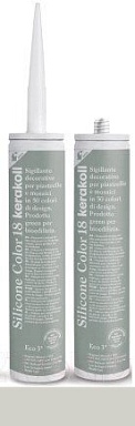 Смеси и затирки Kerakoll Silicone Color Fugabella Color герметик 05 310мл