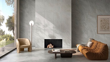 Керамогранит Vitra K958015R0001VTER SlateStone Белый Матовый R10B Ректификат 60x120