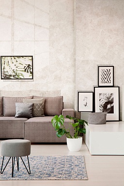 Керамогранит Global Tile GT120604601PR Korinthos Серый 60x120