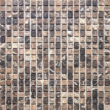 Natural 7M022-15T (Emperador Dark) мозаика Мрамор 15x15 305х305