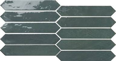 Плитка Ape A035596 On Victorian Green Gloss 4.3x24.3