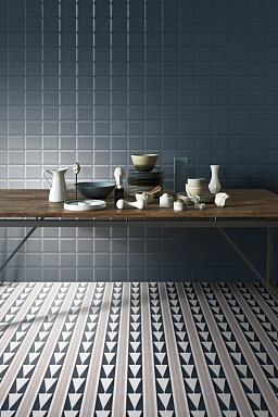 Декор Vallelunga 6000858 Sospiri Deco Nero Salvia Sat. 12,1x14