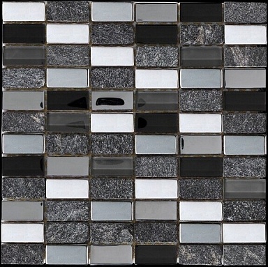 Мозаика Intermatex Myka Black 30*30