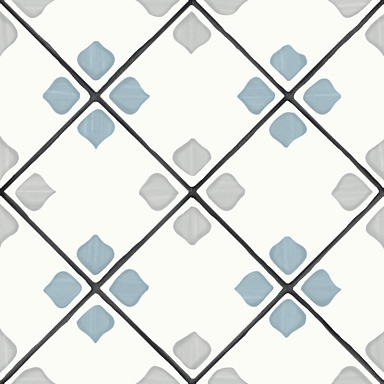 Керамогранит Harmony 31083 Tanger Silver Rhomb 12.3x12.3