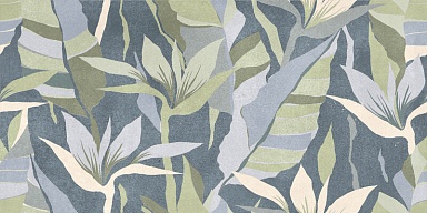 Плитка Global Tile GT244VG Dominica Синий тропики 30x60
