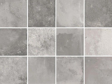 Керамогранит Kerama Marazzi KM1010G0011N Спартель серый матовый 29,8х39,8 из 12 частей 9,8x9,8x0,7