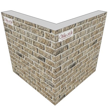Искусственный камень White Hills 319-15 Брюгге брик Design угол 8x19x6.5