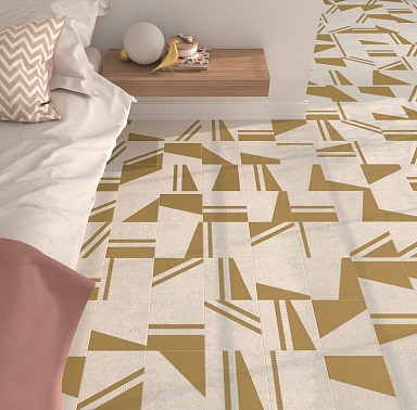 Декор VIVES Kokomo Grafito Oro 20x20