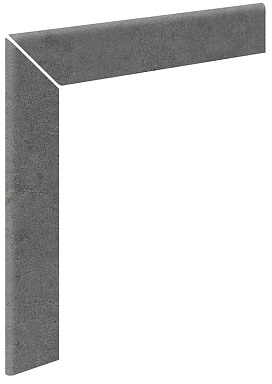Плинтус Exagres Zanquin Ingletado Recto Essenza Grafite R11 596х596х11