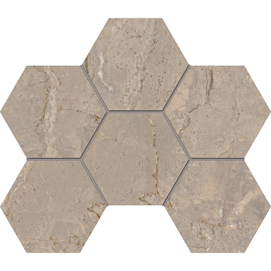 Estima BR02 Bernini Hexagon Beige Мозаика неполированная 25x28,5