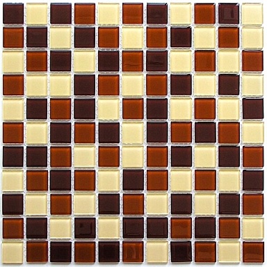Мозаика Bonaparte Toffee mix (стекло) 25*25 300*300