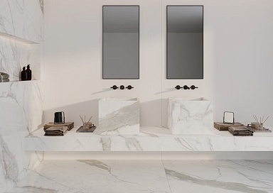 Керамогранит Venux Surface Estatuario Silk 3D 6mm 160x320