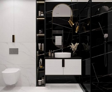 Керамогранит Laparet Lawa black черный полированный 60x120