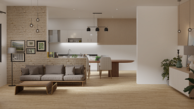 Керамогранит Absolut Gres AB 1183W Woodstyle Nut Brown 1200x200