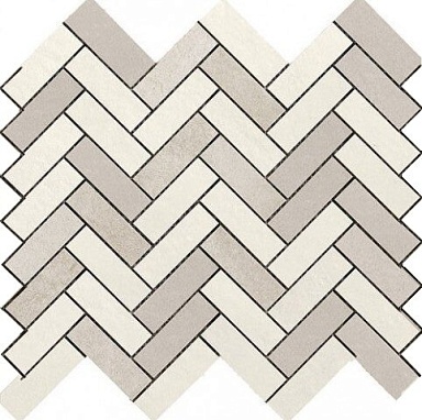 Декор Ragno Marazzi R060 Terracruda Mosaico Degrade Calce/Luce 33.2*128.8