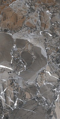 Керамогранит Global Tile GT120606813MCR Opera Серый карвинг 60x120