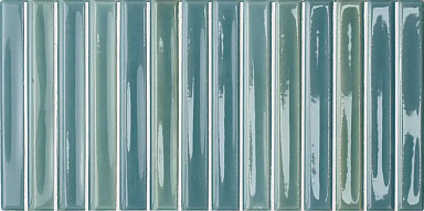 Плитка Wow 133160 Colour Notes Bars Azur 12,5x25