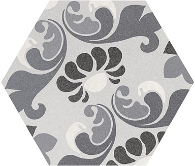 Декор Equipe 21357 Hexatile Harmony B&W 17,5x20