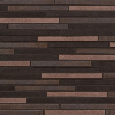 Искусственный камень Leonardo Stone Ригельный кирпич Плоскость Ванкувер mix 1 48.5x4x1,5