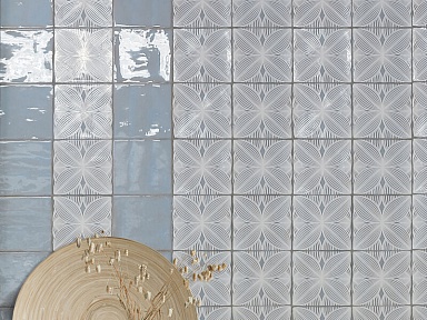 Плитка Nanda Tiles Melody Lyric Blue Brillo 13x13