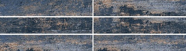 Керамогранит StaroWood Savoy Rust Cobalt Carving 20x120