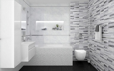 Laparet MM60077 Royal Декор мозаичный белый 20х60