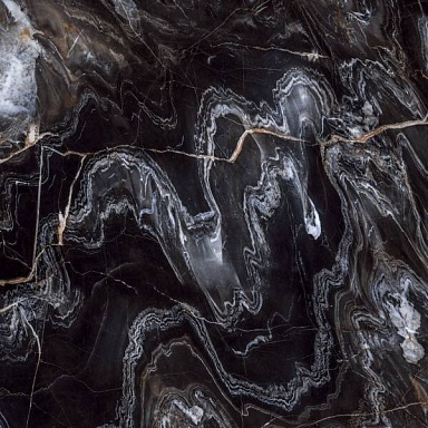Керамогранит PrimaVera GR103 Toledo Black High glossy 600x600