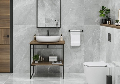 Керамогранит LCM 60120AMB15P Armani Marble Gray 60x120