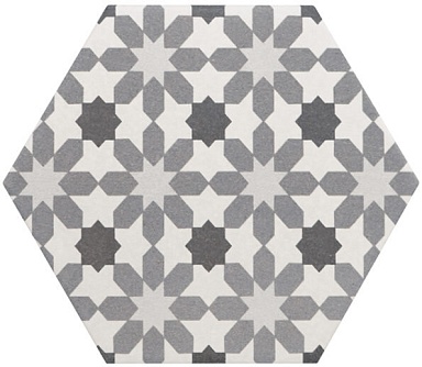 Декор Equipe 21357 Hexatile Harmony B&W 17,5x20
