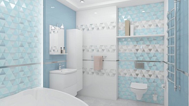 Laparet Бордюр металлический серебро глянцевое 2,9х60