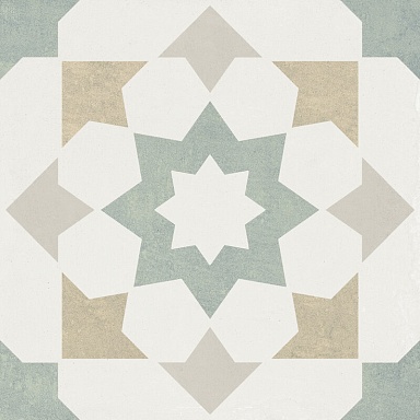 Керамогранит Harmony 39596 Doha Green Star SP/22,3 22,3x22,3
