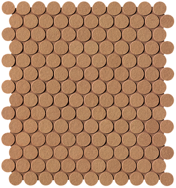Мозаика FAP Ceramiche fPLY Summer Terracotta Gres Round Mosaico R10 29,5x32,5