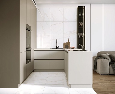 Керамогранит Ceradim Calacatta Regal Gold Белый Полированный 60х60
