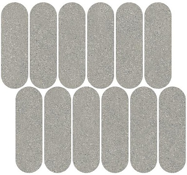 Декор Kerama Marazzi ID144 Джиминьяно наборный серый матовый 30x32