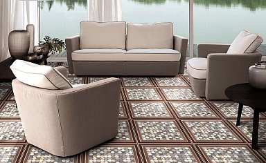 Плитка Absolut Keramika Roma Brown 45x45
