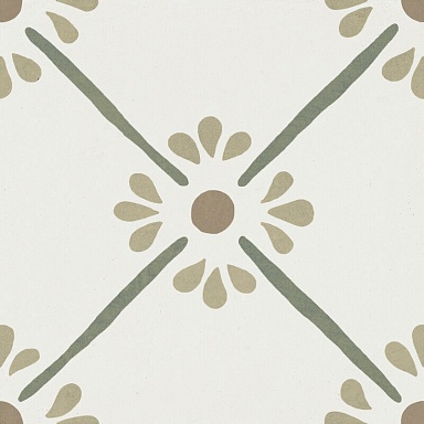Керамогранит Harmony 37788 Provenza Green Flower/22,3 22,3x22,3
