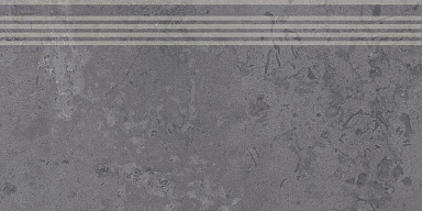 Kerama Marazzi DD205120R/GR Ступень Про Лаймстоун серый темный натуральный обрезной 60х30