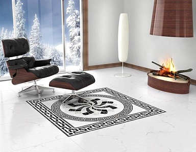 Керамогранит Sina Tile 9057 Versace White 60x60