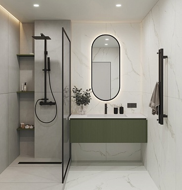 Керамогранит LB-Ceramics 6461-0411 Иней белый 60х60