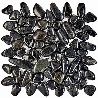 Мозаика Pixmosaic PIX264 из гальки Blaсk stone 30.5х30.5
