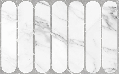 Плитка Gracia Ceramica 010100001582 Арко белый низ 03 25х40