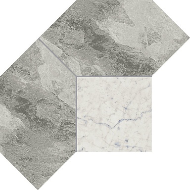 Декор Italon 620110000083 Charme Extra Silver Mosaico Polygon Lux 28,5x21