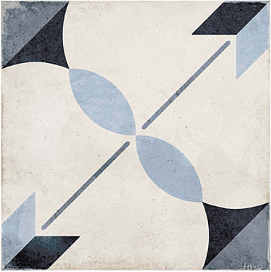 Декор Equipe 24411 Art Nouveau Arkade Blue 20x20