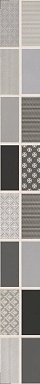 LB-Ceramics Fiori Grigio Бордюр металлизированный 1506-0101 6,5х60